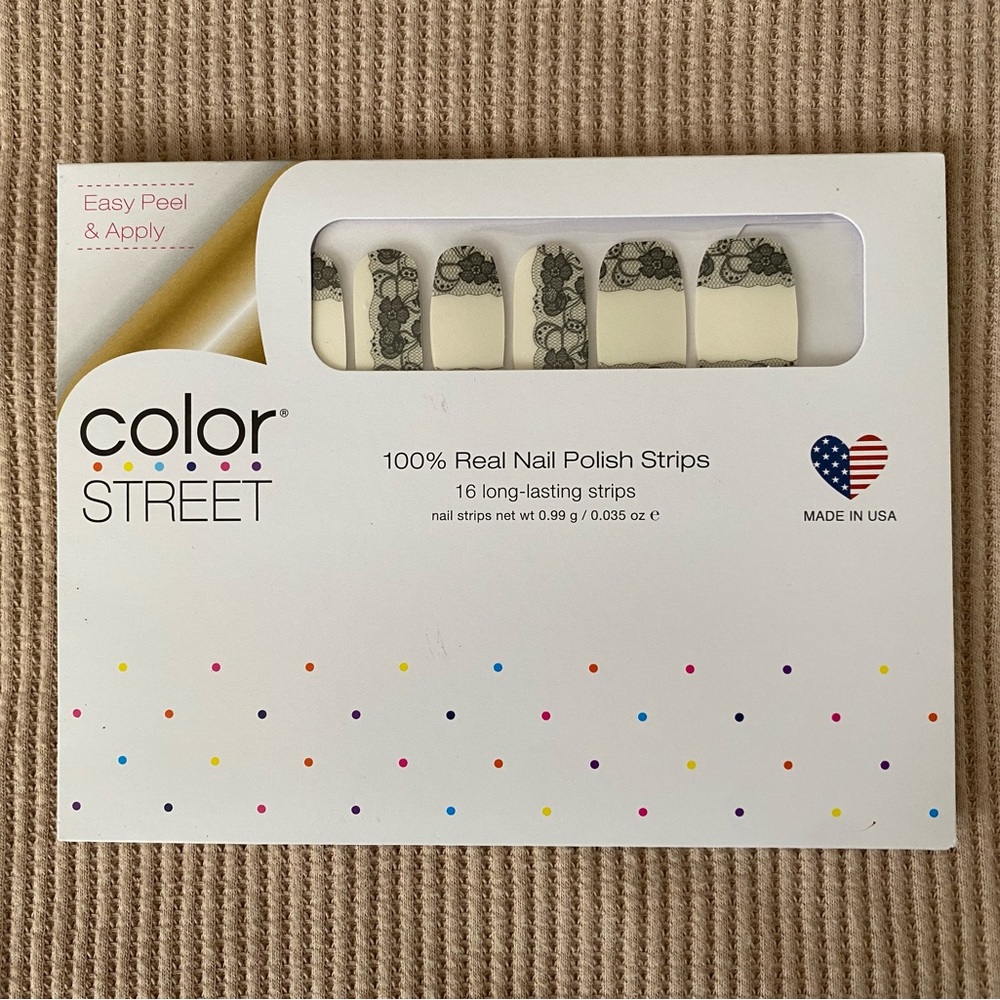 I Love Lacey Color Street set, hard to find, retired, overlay